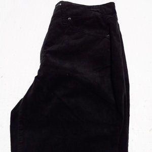 Time And Tru Velvet High Rise Fitted Pants